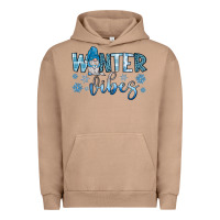 Pigment Burro winter vibes gnome Urban Hoodie - JahusDesignShop