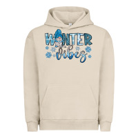 Pigment French Oak winter vibes gnome Urban Hoodie - JahusDesignShop