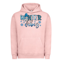 Pigment Salmon winter vibes gnome Urban Hoodie - JahusDesignShop