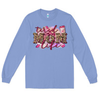 Colony Blue Tired mom life Long Sleeve Tee - FaDigitalArtStudio