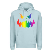 Blue Mist halloween gay lesbians pride pumpkin lgbt pride Premium Hoodie - maiPhamDesign