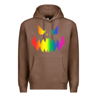 Chestnut halloween gay lesbians pride pumpkin lgbt pride Premium Hoodie - maiPhamDesign