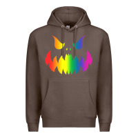 Coffee halloween gay lesbians pride pumpkin lgbt pride Premium Hoodie - maiPhamDesign