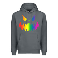 Rock halloween gay lesbians pride pumpkin lgbt pride Premium Hoodie - maiPhamDesign