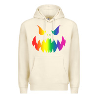 Sandshell halloween gay lesbians pride pumpkin lgbt pride Premium Hoodie - maiPhamDesign