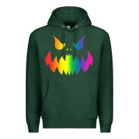 Sports Green halloween gay lesbians pride pumpkin lgbt pride Premium Hoodie - maiPhamDesign