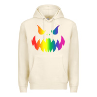 Tofu halloween gay lesbians pride pumpkin lgbt pride Premium Hoodie - maiPhamDesign