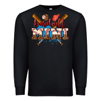 Black baseball mini Premium Sweatshirt - AdoDesignShop