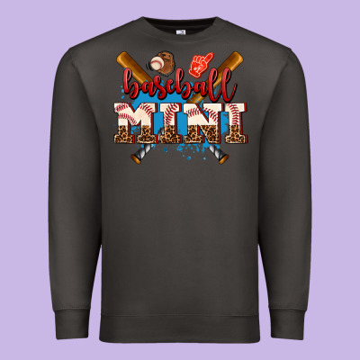 Baseball Mini Premium Sweatshirt Designed By Adodesignshop