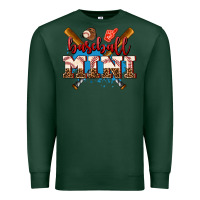 Sports Green baseball mini Premium Sweatshirt - AdoDesignShop