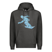 Charcoal Heather ski vacation t  shirt snowboard snowboarder snowboarding t  shirt Premium Hoodie - maiPhamDesign