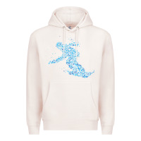Pale Pink ski vacation t  shirt snowboard snowboarder snowboarding t  shirt Premium Hoodie - maiPhamDesign