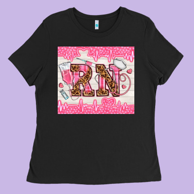 Nurse Rn Ladies Tee Designed By Tumblerdesignbyshophia