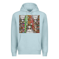 Blue Mist easter Premium Hoodie - CowhideDigitalArt
