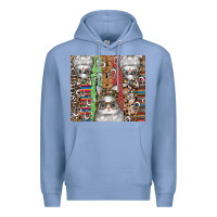 Colony Blue easter Premium Hoodie - CowhideDigitalArt