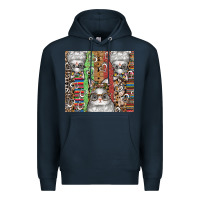Navy easter Premium Hoodie - CowhideDigitalArt