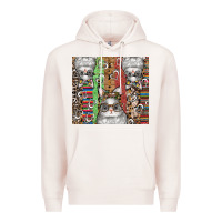 Pale Pink easter Premium Hoodie - CowhideDigitalArt