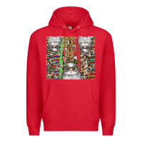 Red easter Premium Hoodie - CowhideDigitalArt