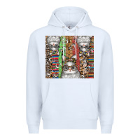 White easter Premium Hoodie - CowhideDigitalArt