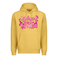 Antique Gold stronger than the storm breast cancer Premium Hoodie - RanaPortraitStore