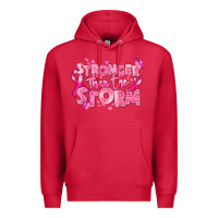 Cardinal stronger than the storm breast cancer Premium Hoodie - RanaPortraitStore