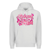 Dove Grey stronger than the storm breast cancer Premium Hoodie - RanaPortraitStore