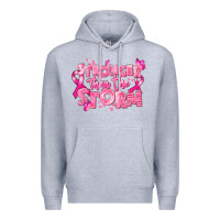 Heather Grey stronger than the storm breast cancer Premium Hoodie - RanaPortraitStore
