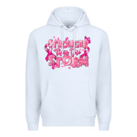 White stronger than the storm breast cancer Premium Hoodie - RanaPortraitStore