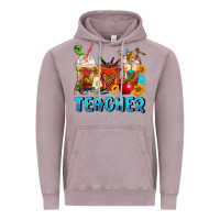Vintage Zinc Teacher Coffee Cups Vintage Hoodie - FaDigitalArtStudio