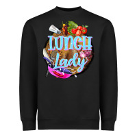 Black western lunch lady Heavyweight Sweatshirt - BarkalooDesign