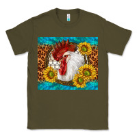 Army Green western rooster Classic Tee - TumblerDesignByShophia