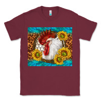 Burgundy western rooster Classic Tee - TumblerDesignByShophia