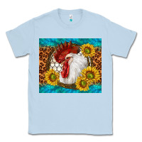 Dusty Blue western rooster Classic Tee - TumblerDesignByShophia