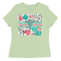 Matcha nurse medical equipment Ladies Tee - TumblerDesignByShophia