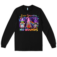 Black love gnomies no brounds pride Long Sleeve Tee - FaDigitalArtStudio