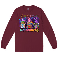 Burgundy love gnomies no brounds pride Long Sleeve Tee - FaDigitalArtStudio