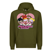 Army Green Vintage Classic American cartoon Movie Characters Mens Best Premium Hoodie - maiPhamDesign