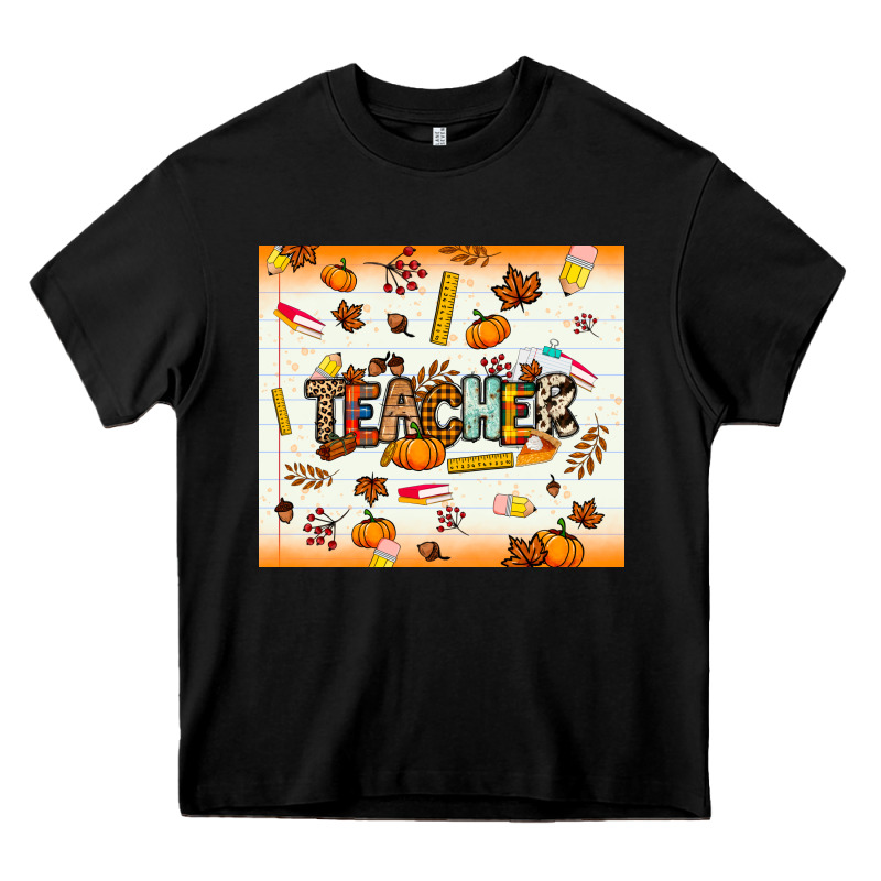Teacher Fall Heavy Core Tee by NancyCooperArtShop | Teevron