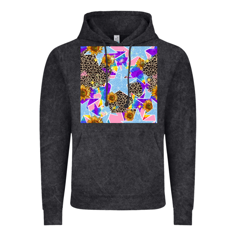 Stars And Sunflowers Seamless Pattern Vintage Hoodie by FaDigitalArtStudio | Teevron