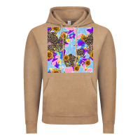 Vintage Coffee stars and sunflowers seamless pattern Vintage Hoodie - FaDigitalArtStudio