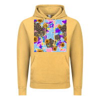 Vintage Mustard stars and sunflowers seamless pattern Vintage Hoodie - FaDigitalArtStudio