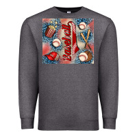 Charcoal Heather baseball Premium Sweatshirt - AdoDesignShop