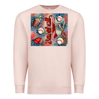 Pale Pink baseball Premium Sweatshirt - AdoDesignShop