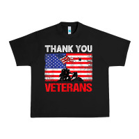Black thank you veterans service patriot veteran day american flag t shirt Urban Heavy Tee - maiPhamDesign