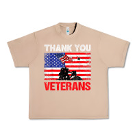 Burro thank you veterans service patriot veteran day american flag t shirt Urban Heavy Tee - maiPhamDesign