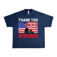 Navy thank you veterans service patriot veteran day american flag t shirt Urban Heavy Tee - maiPhamDesign