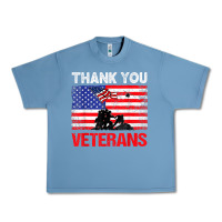 Pebble Blue thank you veterans service patriot veteran day american flag t shirt Urban Heavy Tee - maiPhamDesign