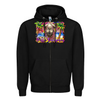 Black hello summer camel at the beach Zipper Hoodie - BarkalooDesign