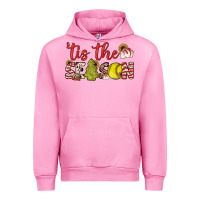 Fuchsia Pink tis the season softball little debbie tree cakes Urban Hoodie - JahusDesignShop