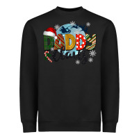 Black daddy claus christmas Heavyweight Sweatshirt - BarkalooDesign
